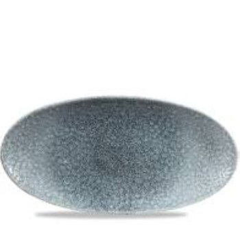 Talerz owalny 173 x 347 mm Raku Topaz Blue