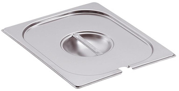 Pokrywa 1/2GN, z otworem na łyżkę