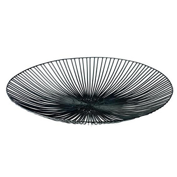 SERAX  EDO kosz metalowy śr 50cm x 7cm czarny