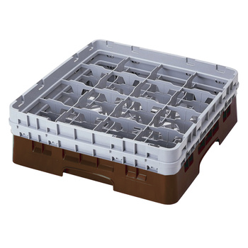 Kosz na szklanki max.śr10.9 cm, wys. 23.8cm brązowy