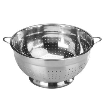 Cedzak, durszlak stojący z uchwytami, wysoki, O 320 mm