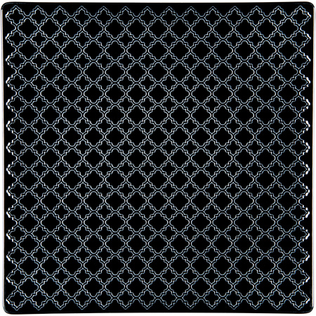 Talerz płytki, kolor czarny, Marrakesz, 305x305 mm