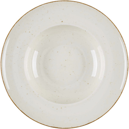 Talerz głęboki do pasty, kolor kremowy, Kaszub, O 240 mm