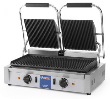 Kontakt grill Hendi 263709, podwójny