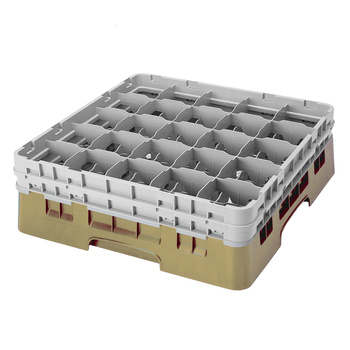 Kosz na szkło - śr. szk. 8,7 wys. 9 cm beżowy