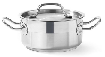 Garnek z pokrywą, poj. 7,5 l, śr. 28 cm, nierdzewny Hendi Profi Line 830505