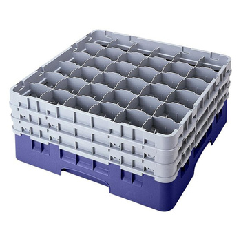 Kosz na szkło - śr. szkl. 7,2 cm, wys. 21,6 cm granatowy