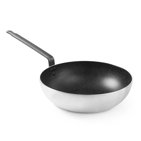 Patelnia wok, śr. 32 cm, aluminiowa z powłoką marmurową Hendi 627747