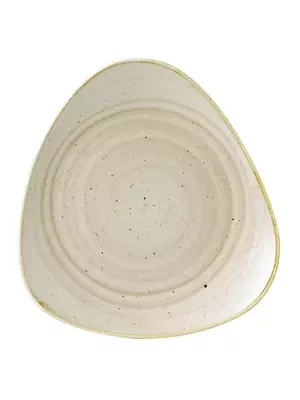 STONECAST NUTMEG CREAM TALERZ TRÓJKĄTNY ŚR. 265 MM