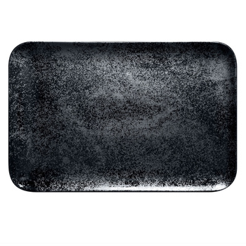 KARBON Talerz prostokątny 38 x 21 cm