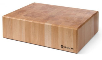 Kloc masarski drewniany, 40x50x15 cm, bez podstawy Hendi 505632
