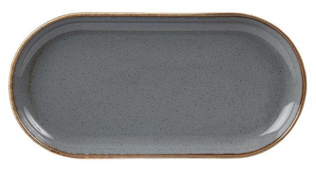 Półmisek owalny Stone Seasons 300 x 150 mm szary