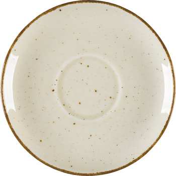 Spodek do filiżanki 390280, kolor kremowy, Aida, O 145 mm