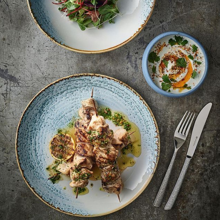 Talerz prostokątny Homespun Accents Aquamarine 298x153