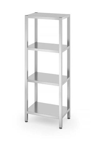 Regał  nierdzewny skręcany 4 półki pełne 120x60x180 cm Hendi 812563