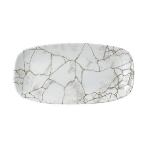 STUDIO PRINTS KINTSUGI AGATE GREY Półmisek Oblong 298 x 153 mm/12 szt.