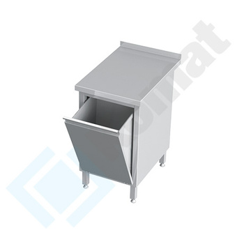 Stół z pojemnikiem uchylnym 600x600 mm KST-038