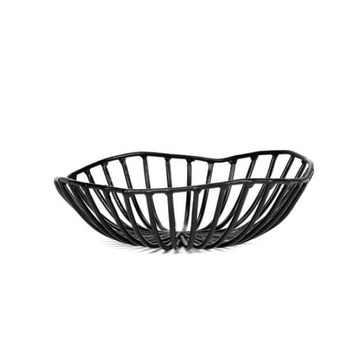 SERAX CATU kosz metalowy 15x5cm czarny