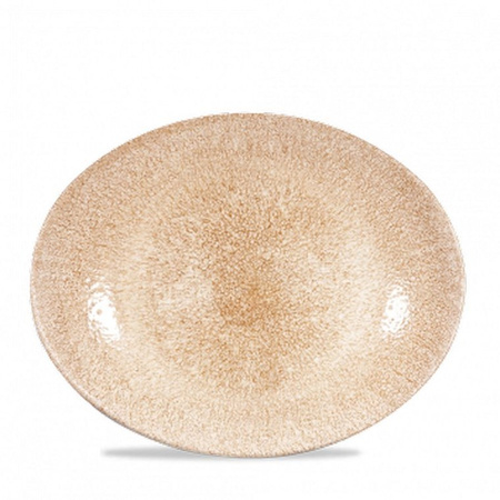 Talerz owalny 255 x 317 mm Raku Garnet Orange