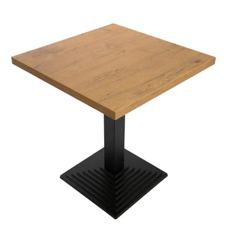 Stół kawiarniany kawowy barowy ARP250 90x90x3,6cm dąb lancelot