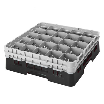 Kosz na szkło - śr. szk. 8,7 wys. 9 cm czarny