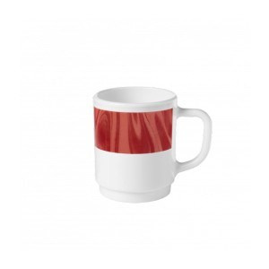 NATURA Kubek czerwony 250 ml/12 szt.