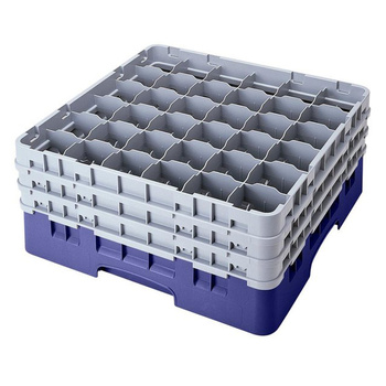 Kosz na szkło - szklanki max.śr 7.2 cm, wys. 23.8 cm granatowy