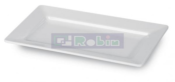 Talerz z melaminy Hendi, prostokątny, 49,5x27 cm