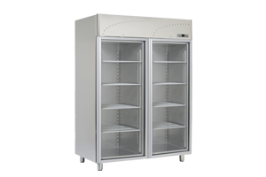 LS - 140 SV ﻿﻿Szafa chłodnicza przeszklona dwudrzwiowa GN 2/1