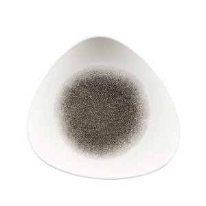 RAKU QUARZ BLACK Talerz płytki trójkątny 229 mm/12 szt.