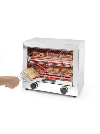 Toster kanapkowy z 6 klamrami Hendi 262214