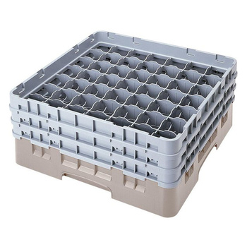 Kosz na szkło - śr. szkl. 6 cm, wys. 25,8 cm beżowy