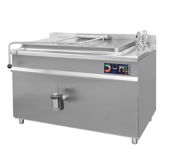 Kocioł warzelny elektryczny z grzaniem pośrednim | automatyczne napełnianie | 30 kW | 400V | 200 l | 1350x900x900 mm | RQLF-201E