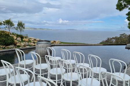 Krzesło kuchenne klasyczne bankietowe Vintage - białe