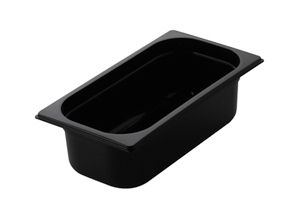 GNPC - 1/1-65 Pojemnik gastronomiczny GN z czarnego poliwęglanu
