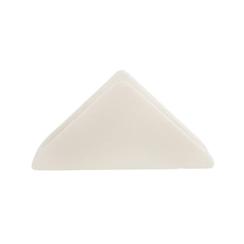 Serwetnik Line kremowo - biały