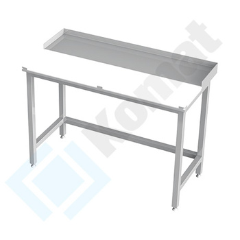 Stół przyścienny z deską z polietylenu 1200x600 mm KST-011