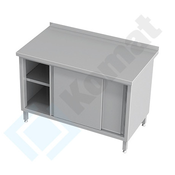 Stół przyścienny z drzwiami suwanymi 900x600 mm KST-022