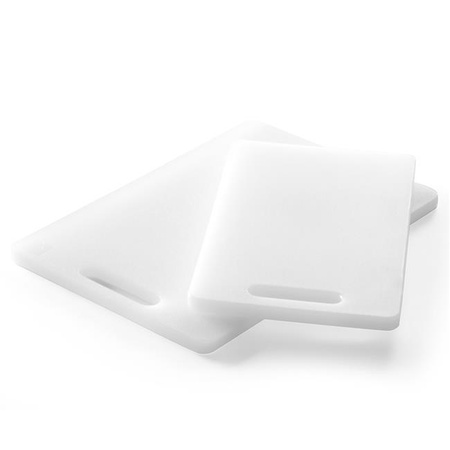 Deska do krojenia 30x20 cm, biała, Hendi 826355