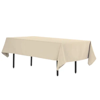 Obrus plamoodporny szampański 280x170cm na stół bankietowy