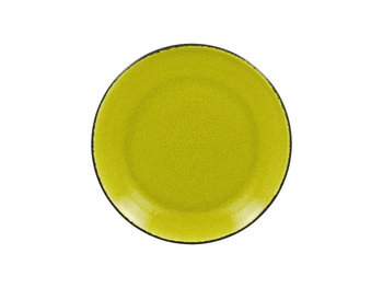 FIRE Talerz płaski, okrągły 27 cm zielony I