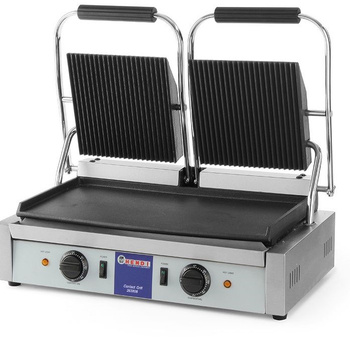Kontakt grill Hendi 263808, podwójny