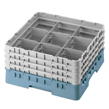 Kosz na szkło - śr. szklanki 14,8, wys. 17,4 cm niebieski