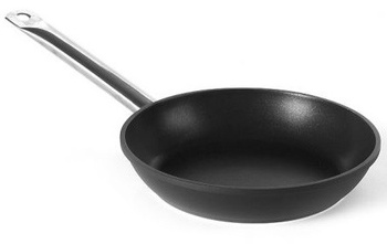 Patelnia indukcyjna, śr. 24 cm, aluminiowa z powłoką tytanową Hendi 629154