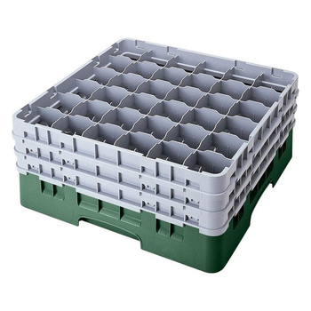 Kosz na szkło - śr. szkl. 7,2 cm, wys. 9 cm zielony