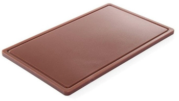 Deska do krojenia HACCP GN 1/1, brązowa, Hendi 826041