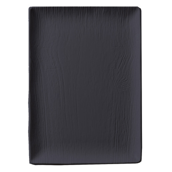 Talerz prostokątny 32x23 ARBORESCENCE czarny