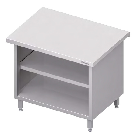 Stanowisko neutralne z dwoma półkami, zabudowane 900x750x880 mm