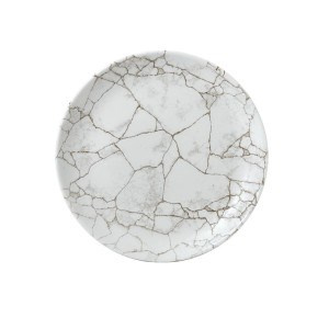 STUDIO PRINTS KINTSUGI AGATE GREY Talerz płytki Coupe 260 mm/12 szt