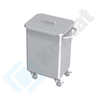 Pojemnik jezdny na odpadki 100 litrów 500x400 mm KKT-452